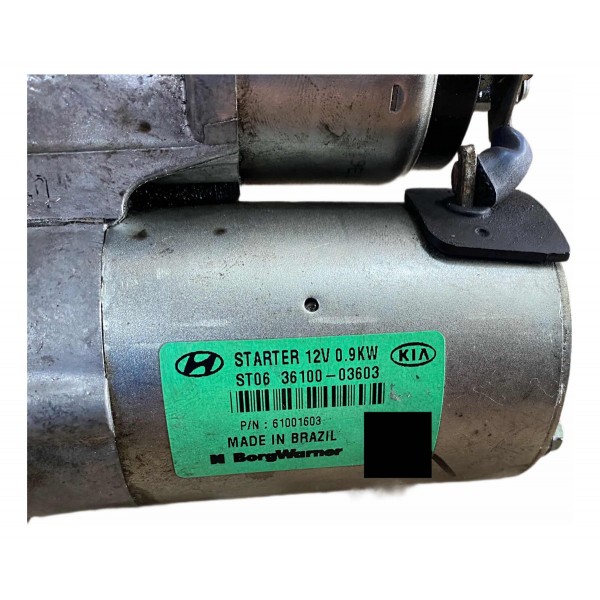 Motor Partida Arranque Hyundai Hb20 1.0 3cc 2020 2021 2022