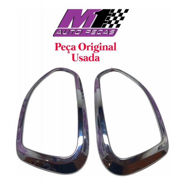 Par Moldura Aplique Farol Milha Lifan X60 2015