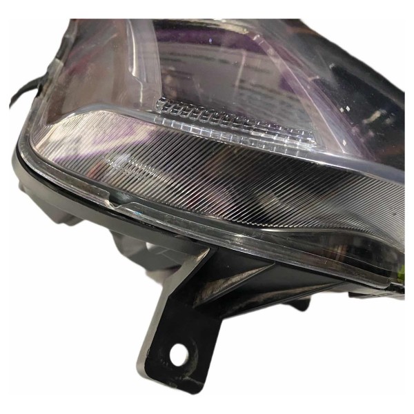 Farol Esquerdo Liso Led Sandero Logan 2019 2020 2021 2022 23