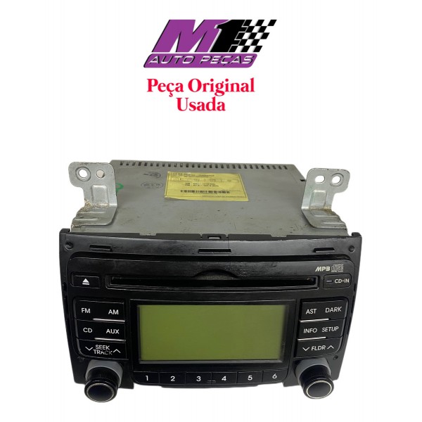 Radio Som Cd Player Mp3 Hyundai I30 2009/2012 961602l500xx0z